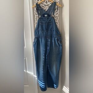 Cherokee Women's Blue Denim Bib Carpenter Overalls Vintage 90 Y2k Sz XL
